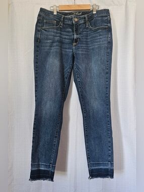 Universal Thread Fray Released Hem Boyfriend Jeans Size 12